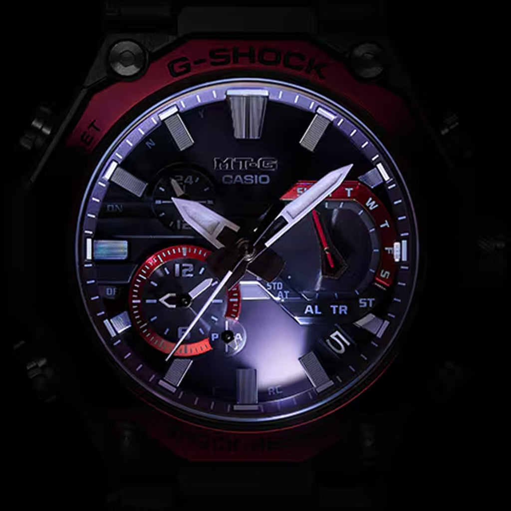 Men Quartz Black Dial Analog Resin Watch MTG-B2000BD-1A4DR G1731