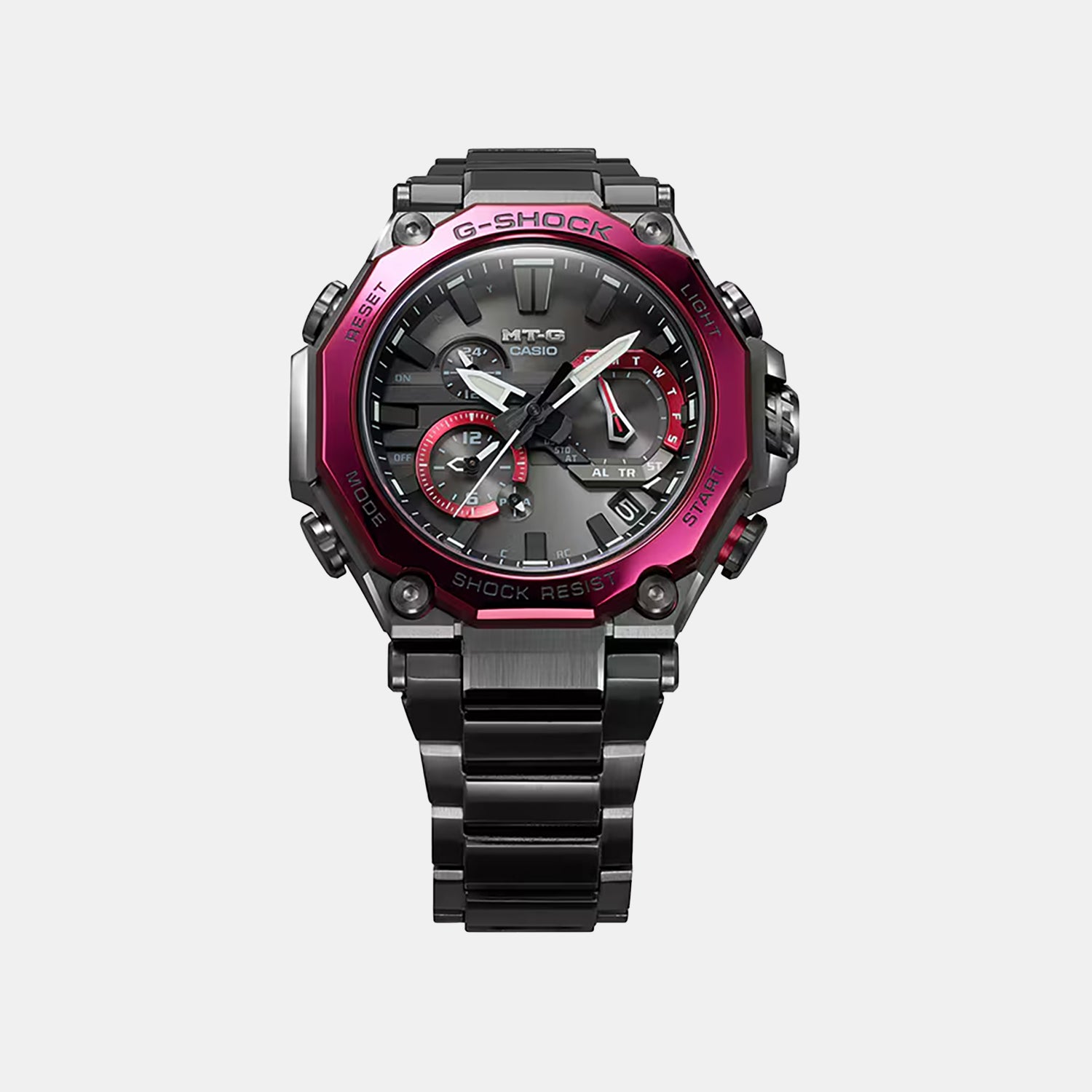 Men Quartz Black Dial Analog Resin Watch MTG-B2000BD-1A4DR G1731