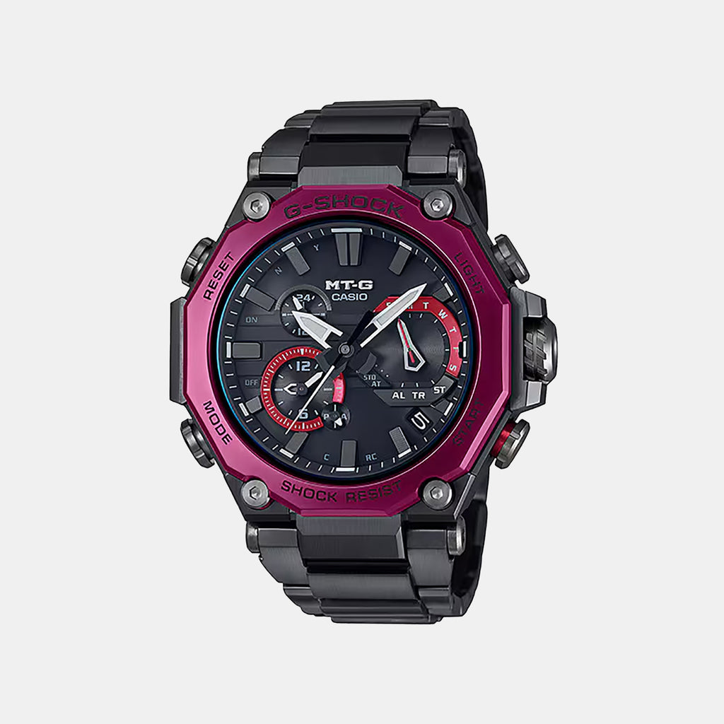 Men Quartz Black Dial Analog Resin Watch MTG-B2000BD-1A4DR G1731