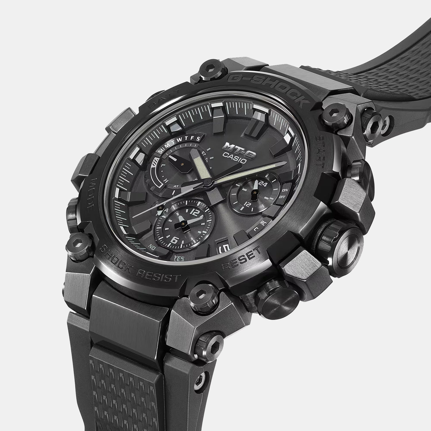G-Shock Men Quartz Black Dial Analog Resin Watch G1732