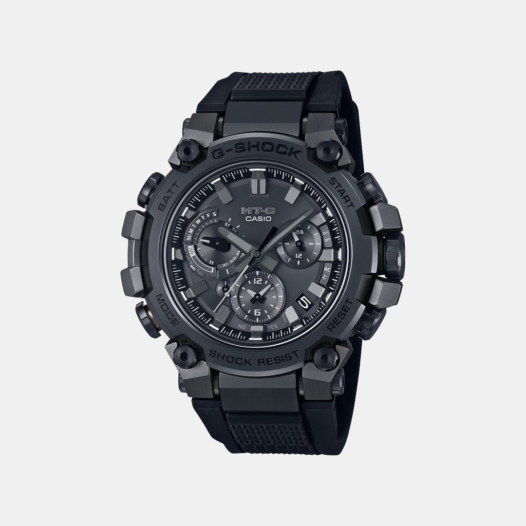 G-Shock Men Quartz Black Dial Analog Resin Watch G1732