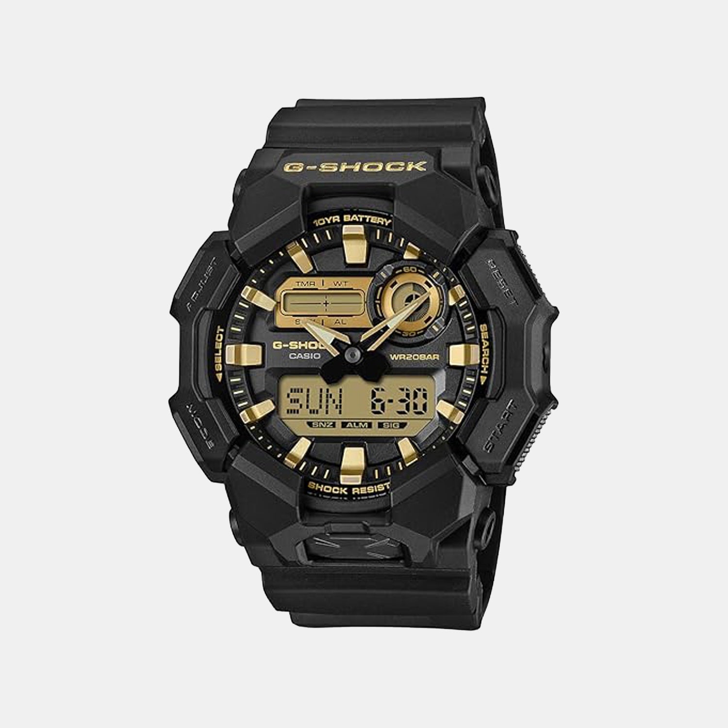 G-Shock Men Quartz Dual Tone Dial Analog-Digital Resin Watch GA-010GB-1A9DR G1733