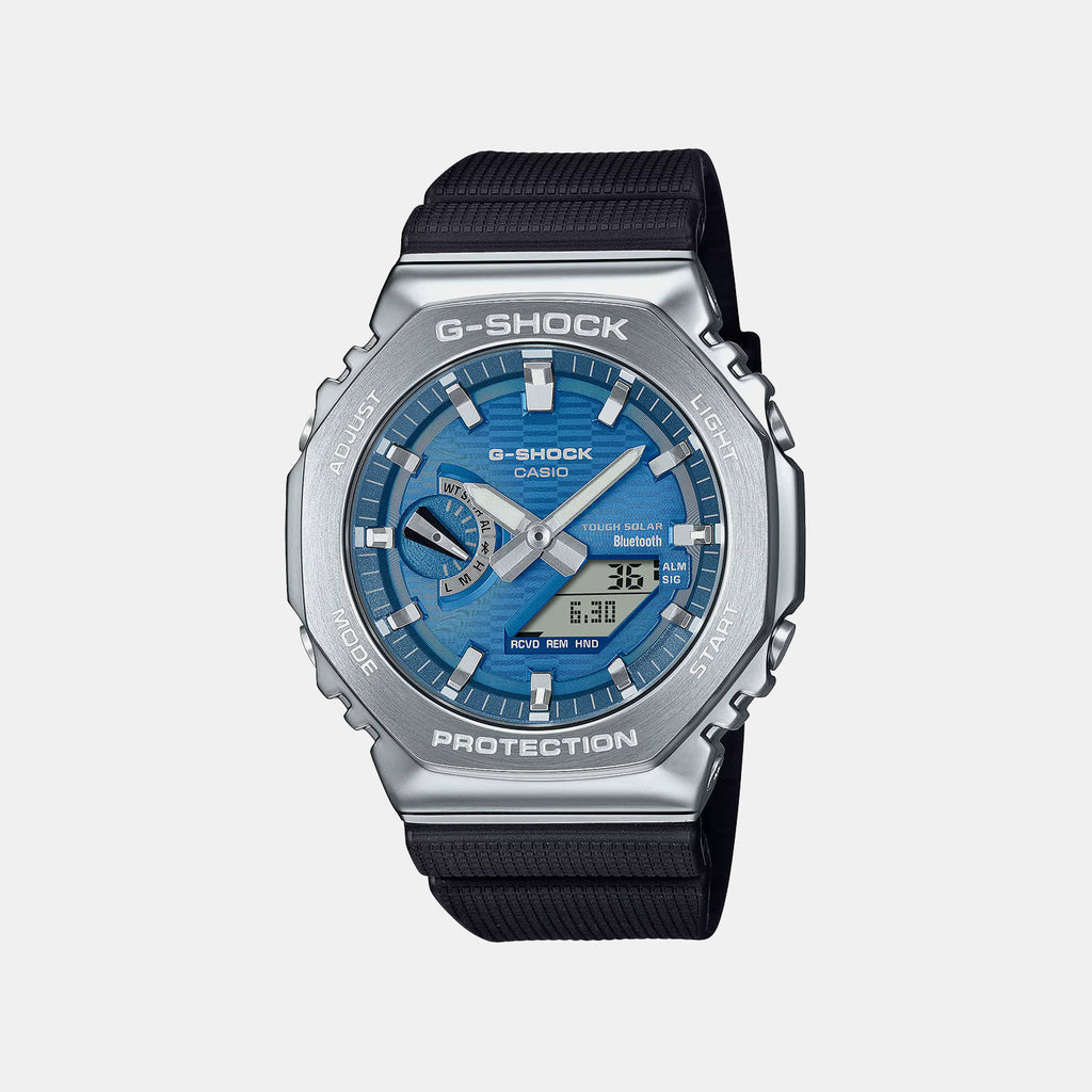 G-Shock Men Quartz Blue Dial Analog-Digital Resin Watch G1734