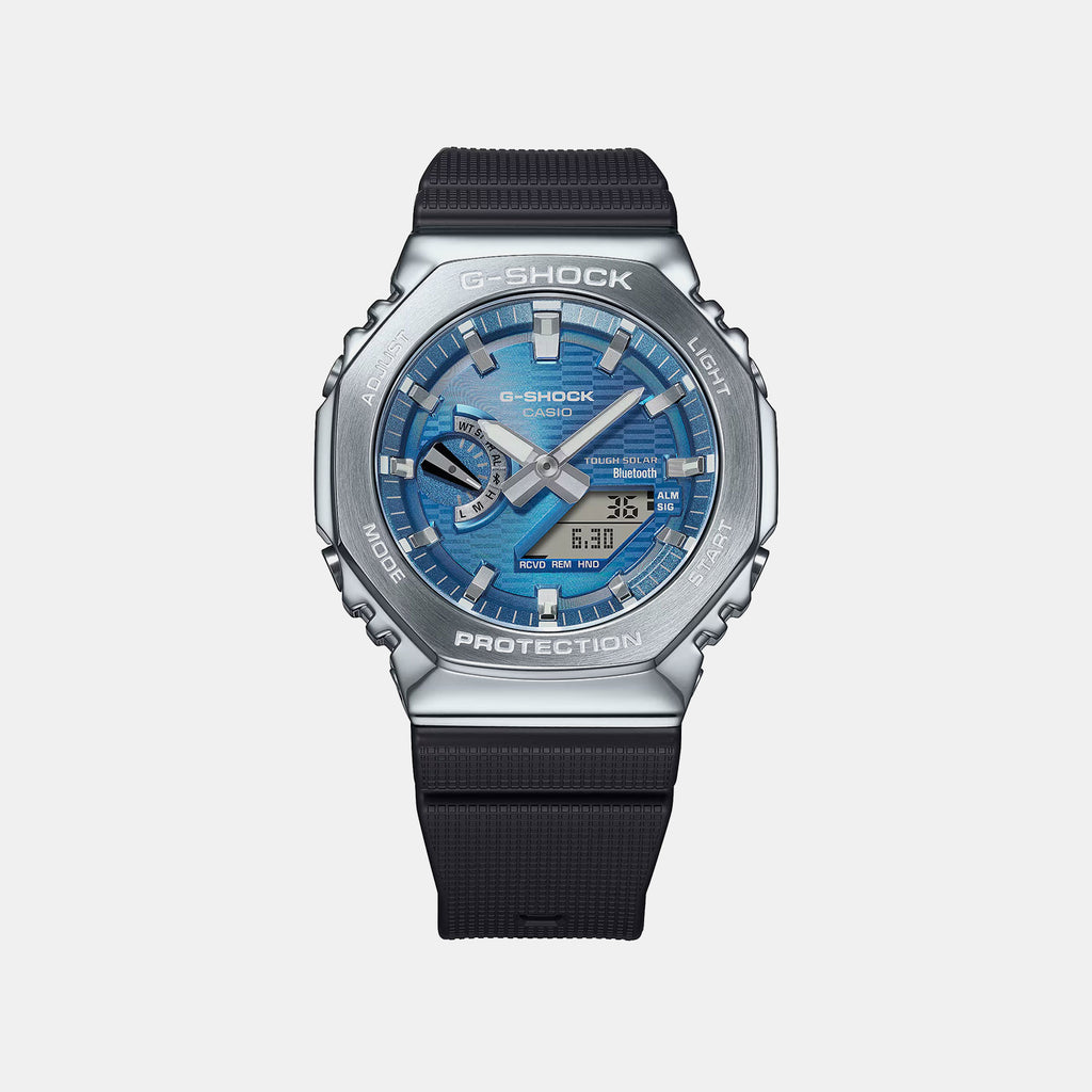 G-Shock Men Quartz Blue Dial Analog-Digital Resin Watch G1734
