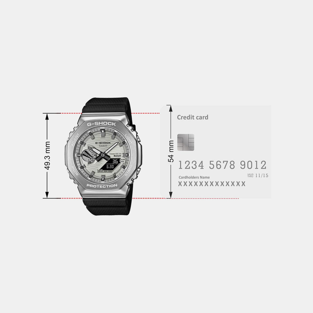 G-Shock Men Solar Yellow Dial Analog-Digital Resin Watch G1736