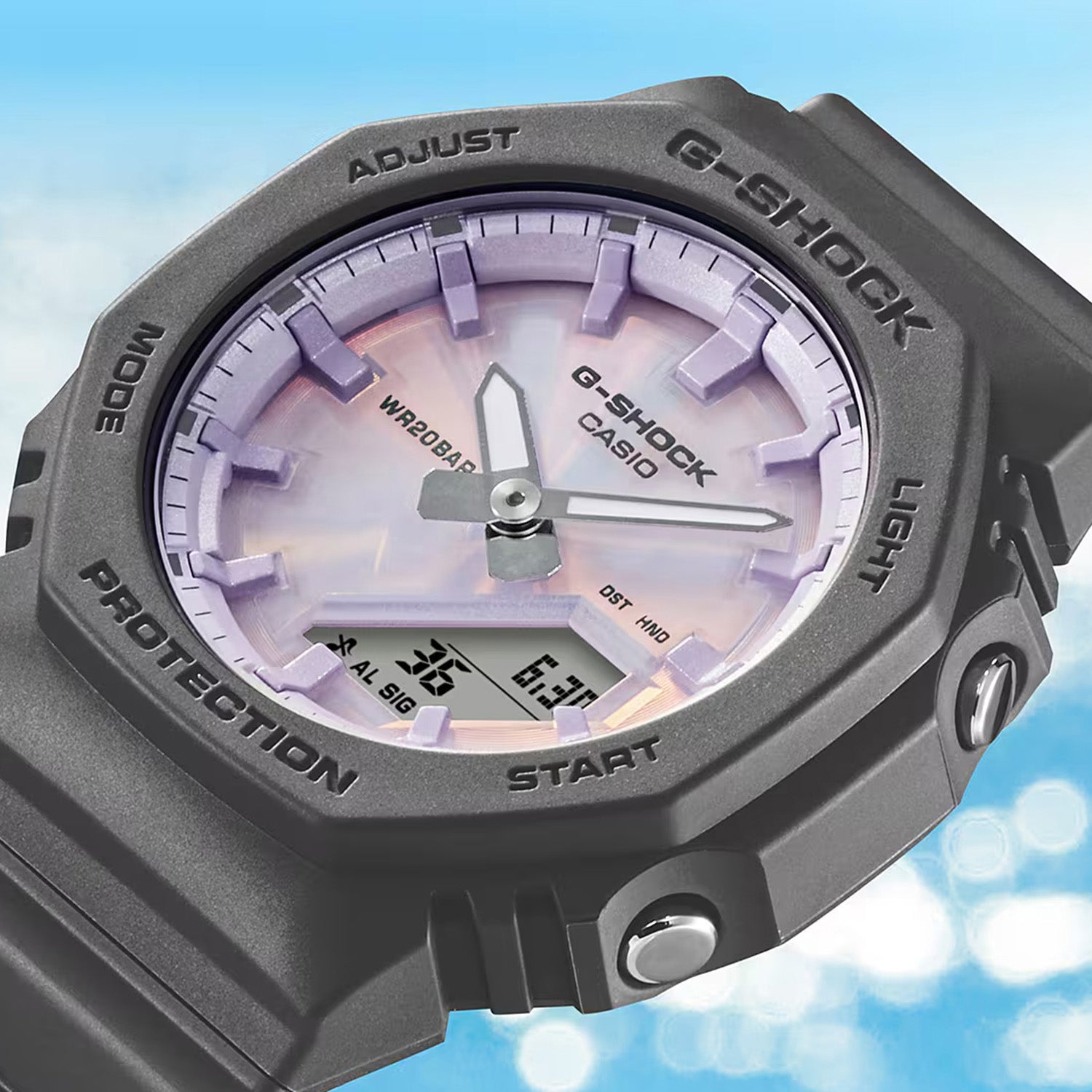 G-Shock Women Quartz Multi-Colour Dial Analog-Digital Resin Watch G1738 GMA-P2100PC-1ADR