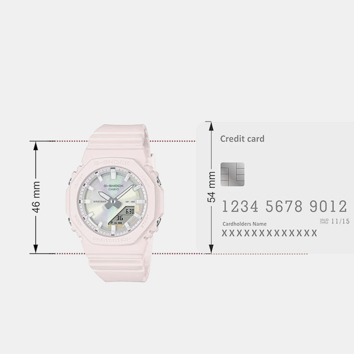 G-Shock Women Quartz Multicolour Dial Analog-Digital Resin Watch G1739