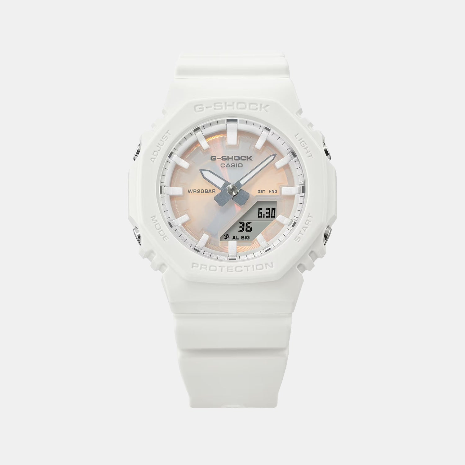 G-Shock Women Quartz Multi-Color Dial Analog-Digital Resin Watch GMA-P2100PC-7A G1740