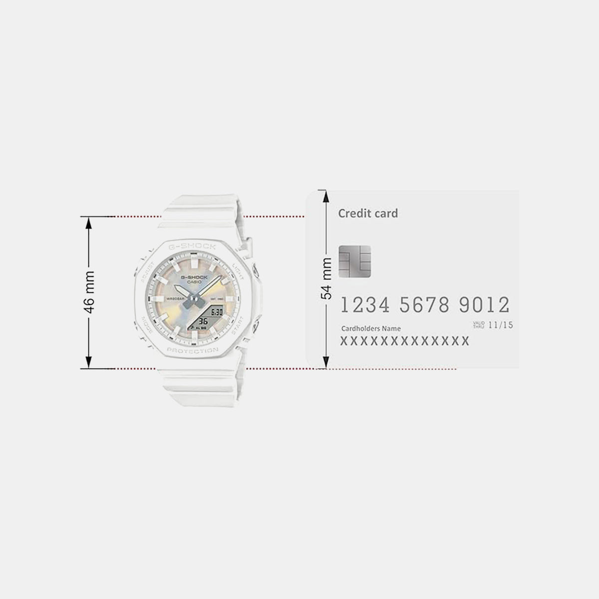 G-Shock Women Quartz Multicolour Dial Multi-Function Resin Watch G1740