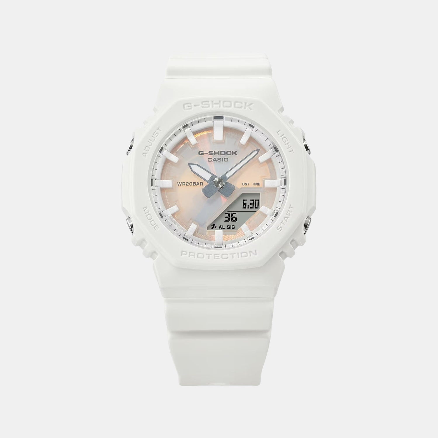 G-Shock Women Quartz Multi-Color Dial Analog-Digital Resin Watch GMA-P2100PC-7A G1740