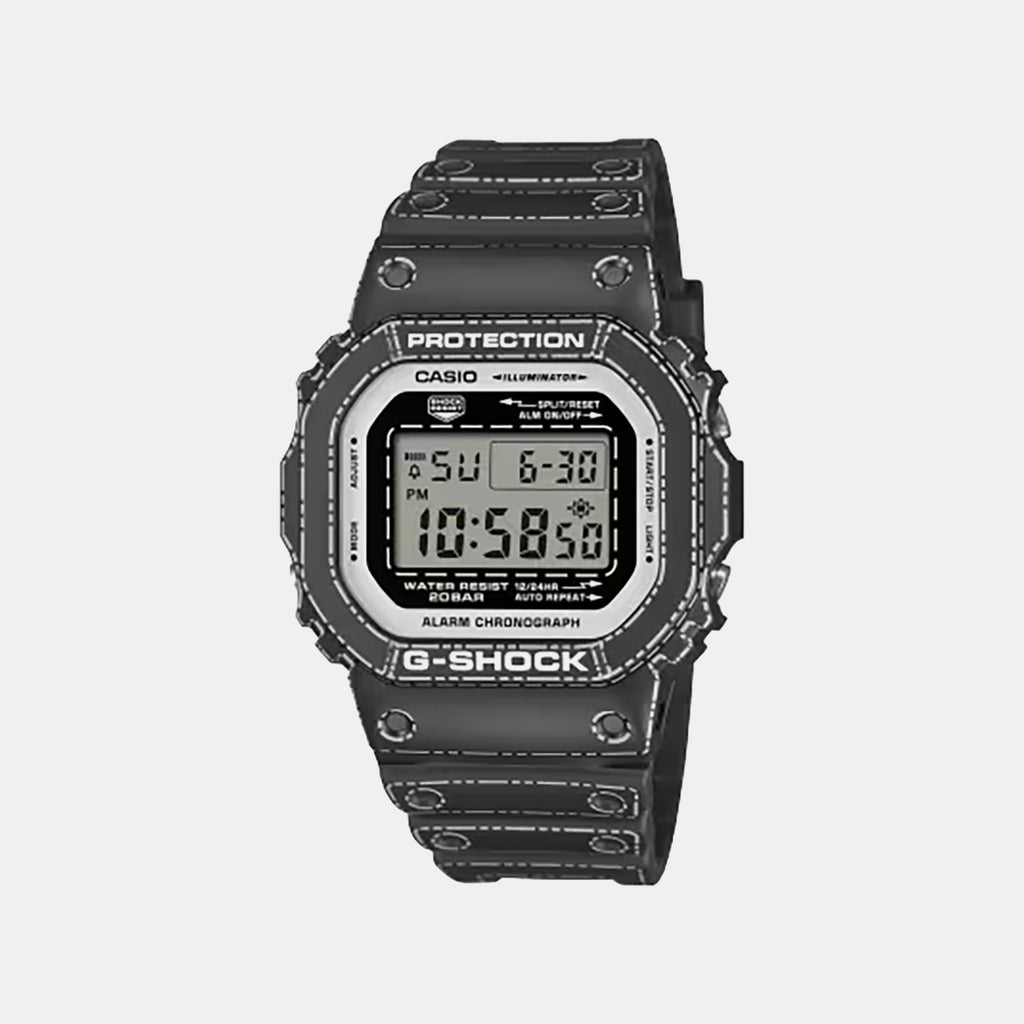 Men Quartz Black Dial Digital Resin Watch G1746