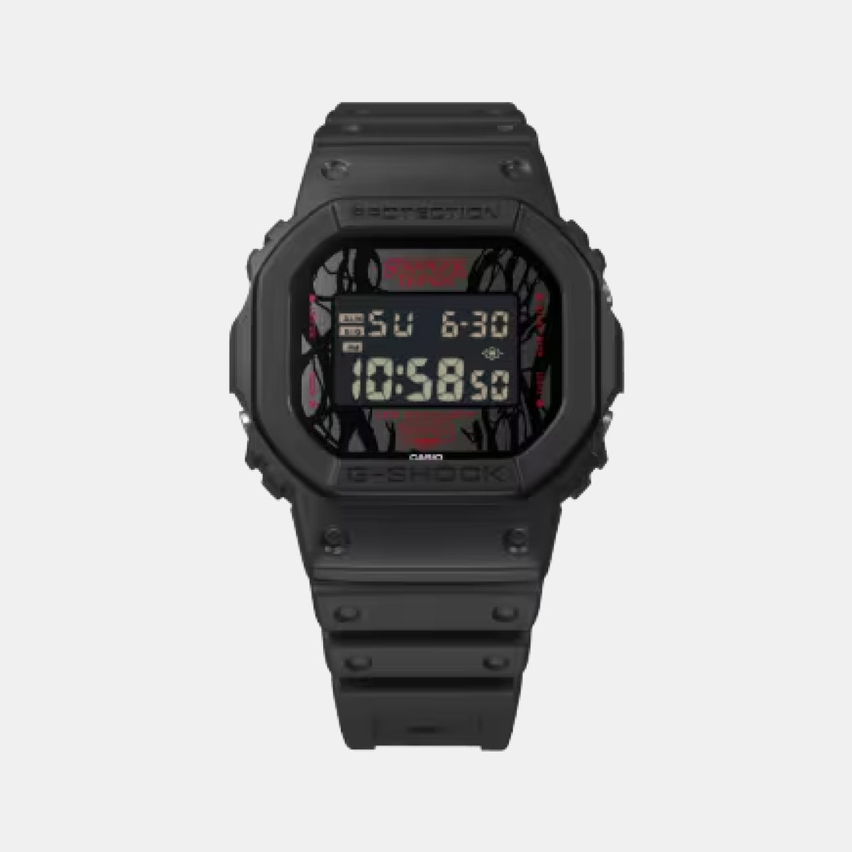 G-Shock Men Quartz Black Dial Digital Resin Watch G1747