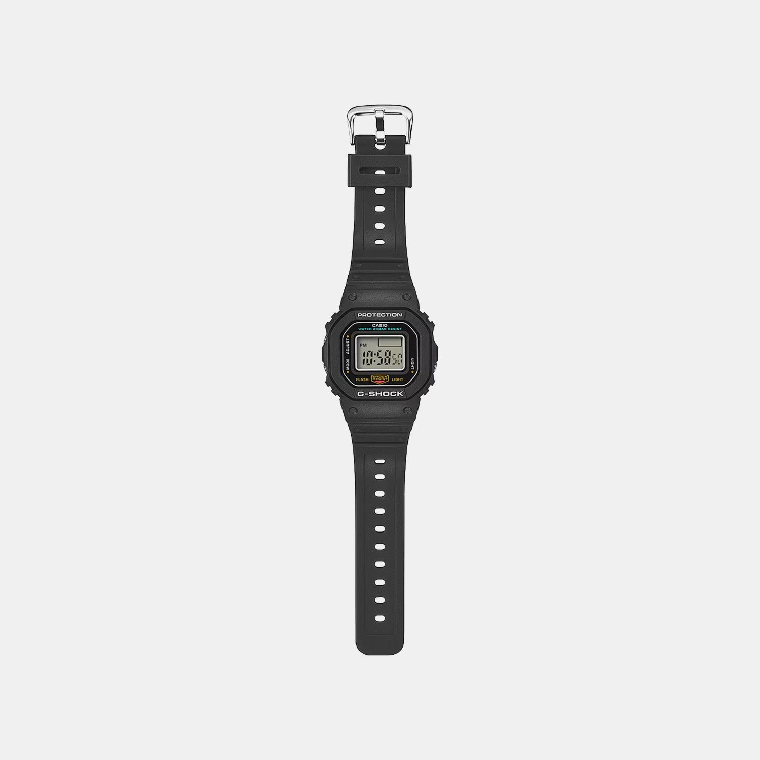 Unisex Quartz Black Dial Digital Resin Watch G1749