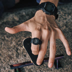 Unisex Quartz Black Dial Digital Resin Watch G1749