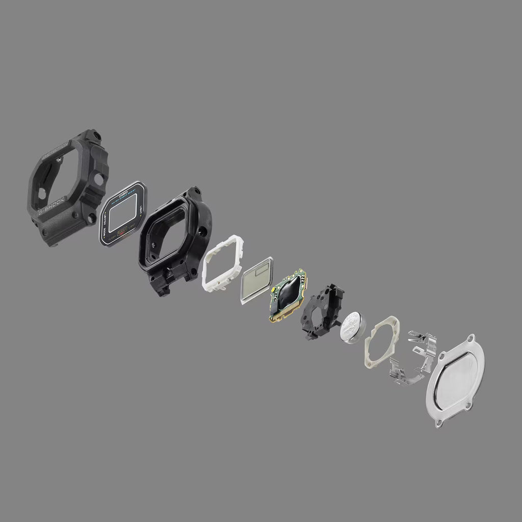 Unisex Quartz Black Dial Digital Resin Watch G1749