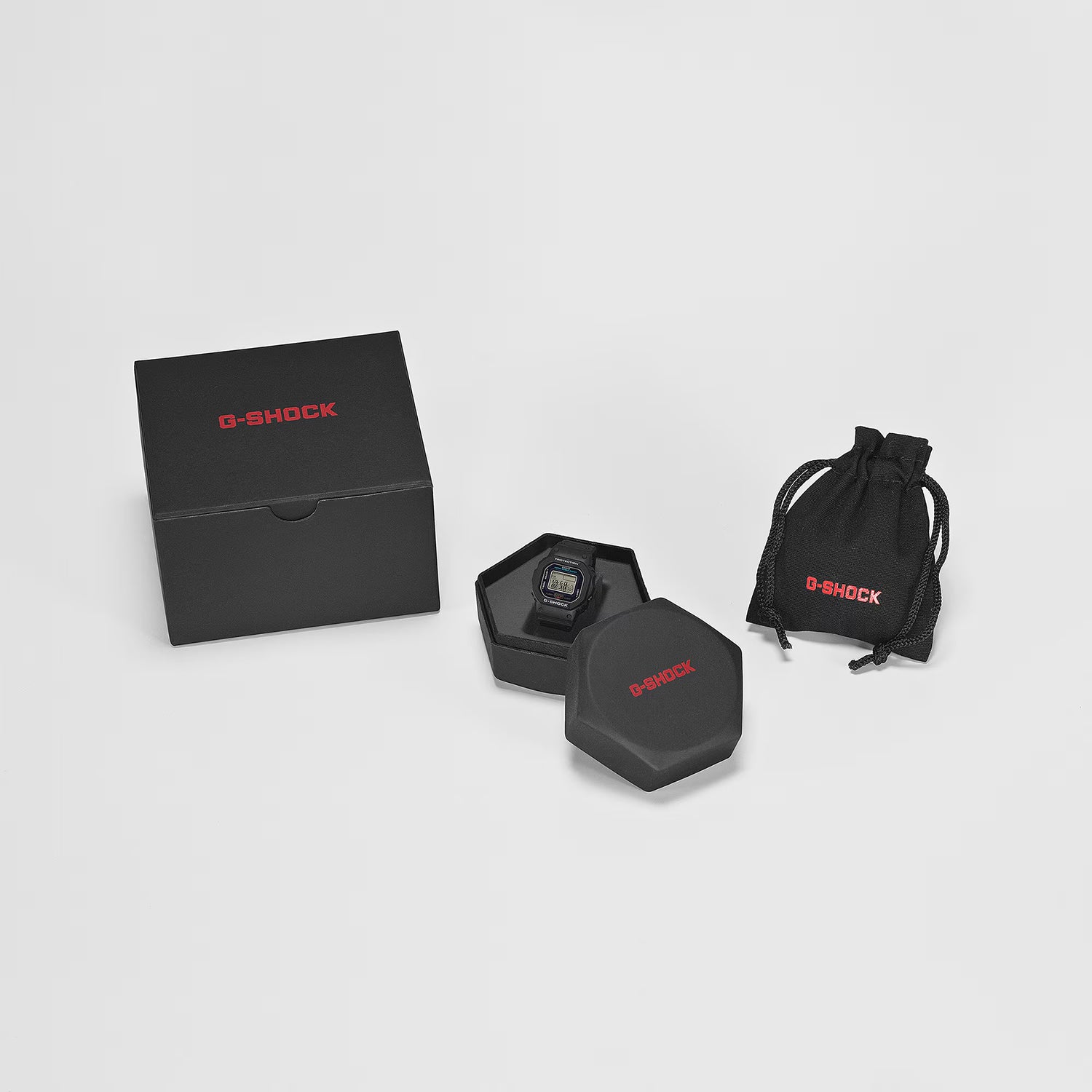 Unisex Quartz Black Dial Digital Resin Watch G1749