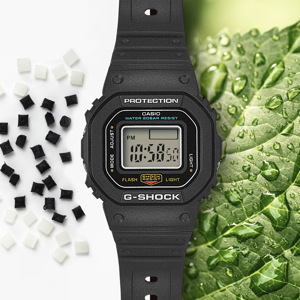 Unisex Quartz Black Dial Digital Resin Watch G1749