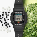 Unisex Quartz Black Dial Digital Resin Watch G1749