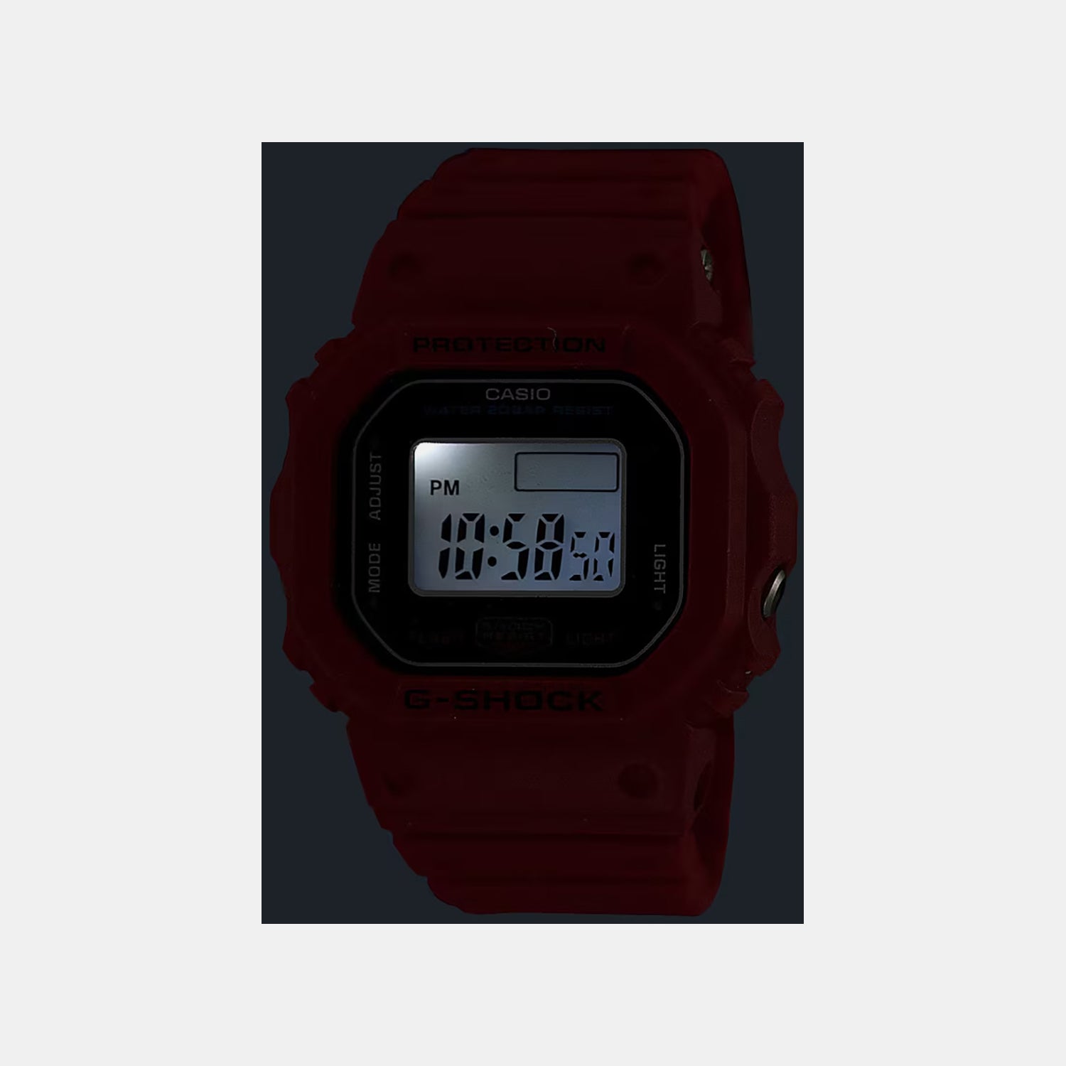 G-Shock Unisex Quartz Red  Dial Digital Resin Watch G1750