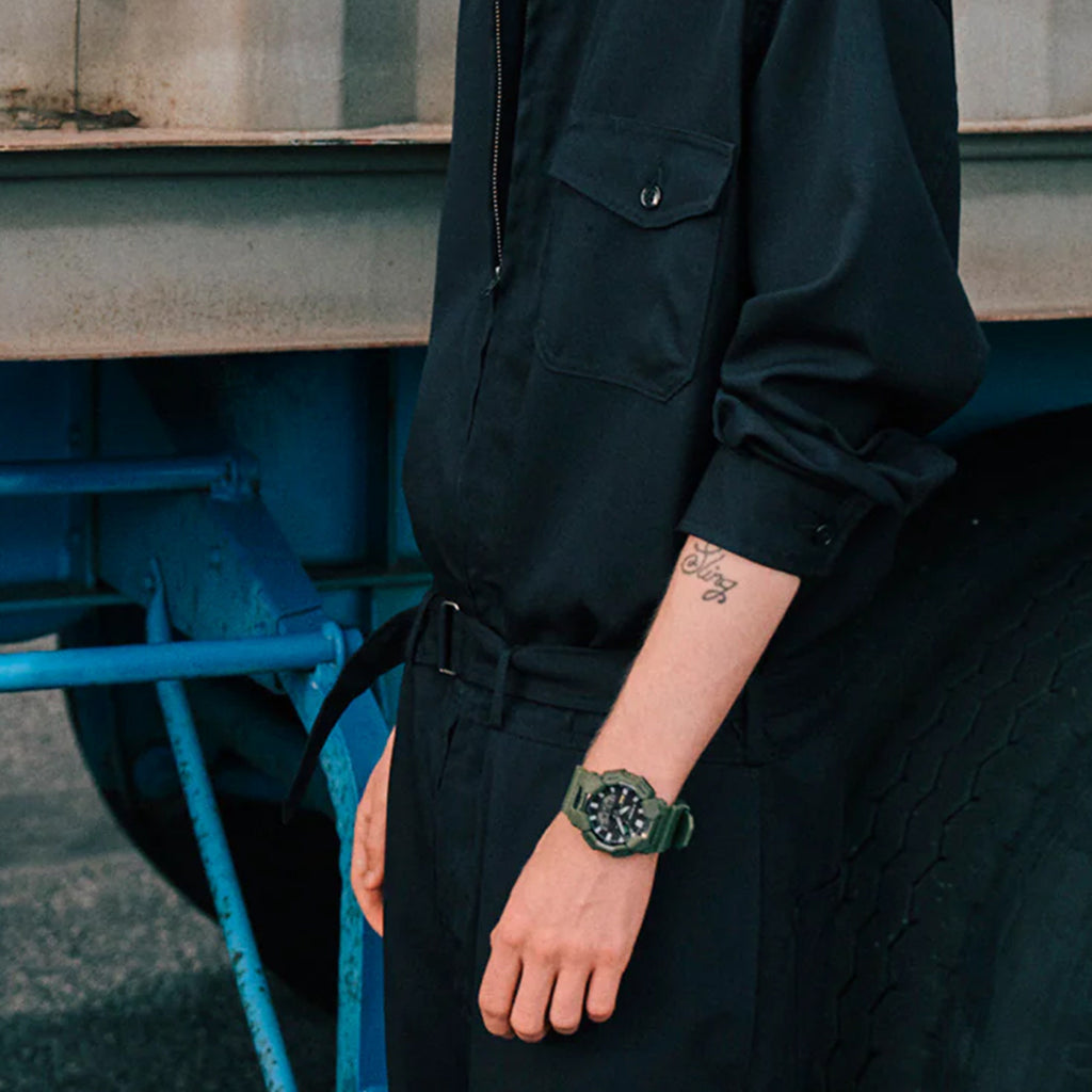 G-shock Men Solar Black Dial Analog-Digital Resin Watch G1756