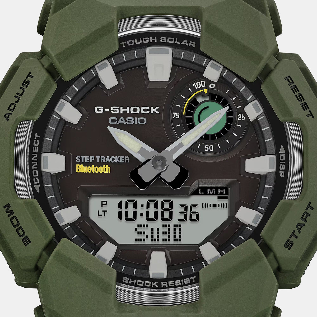 G-Shock Men Solar Black Dial Analog-Digital Resin Watch G1756