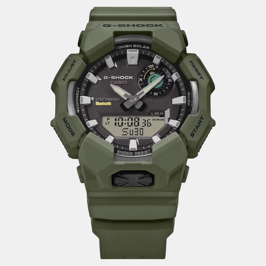 G-shock Men Solar Black Dial Analog-Digital Resin Watch G1756
