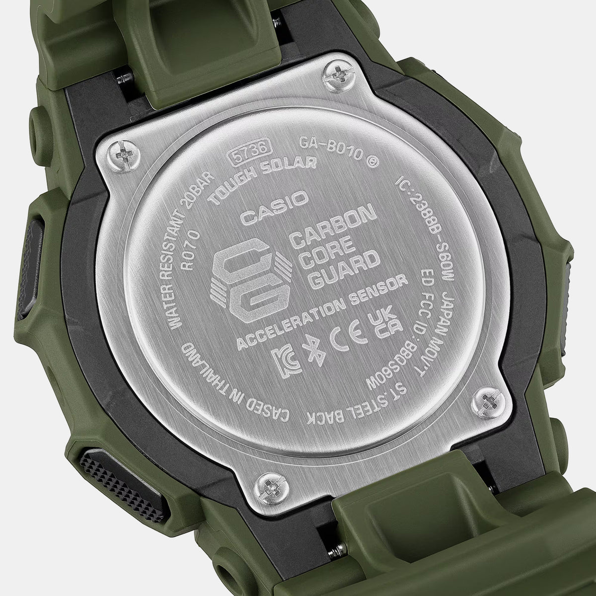 G-Shock Men Solar Black Dial Analog-Digital Resin Watch G1756