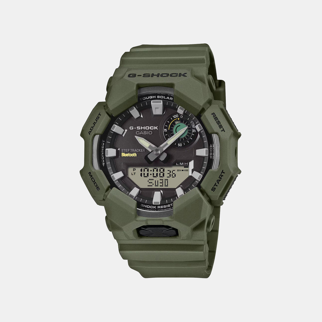 G-shock Men Solar Black Dial Analog-Digital Resin Watch G1756