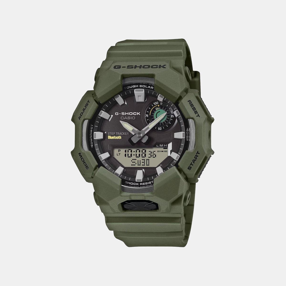 G-Shock Men Solar Black Dial Analog-Digital Resin Watch G1756