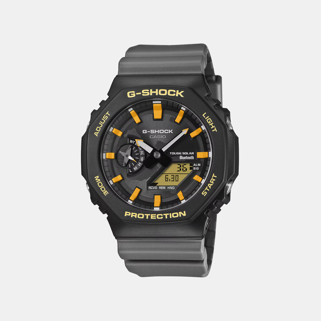 G-Shock Men Solar Black Dial Analog-Digital Resin Watch G1757
