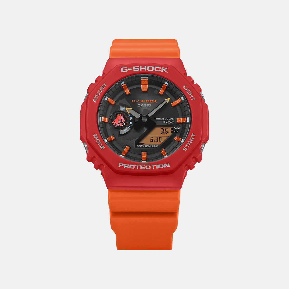 G-Shock Men Solar Black Dial Analog-Digital Resin Watch G1758