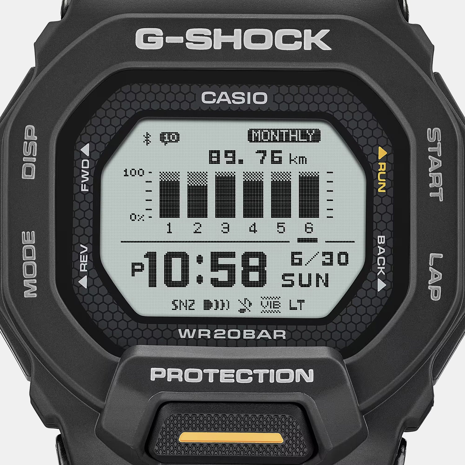 G-shock Men Quartz Black Dial Digital Resin Watch G1760