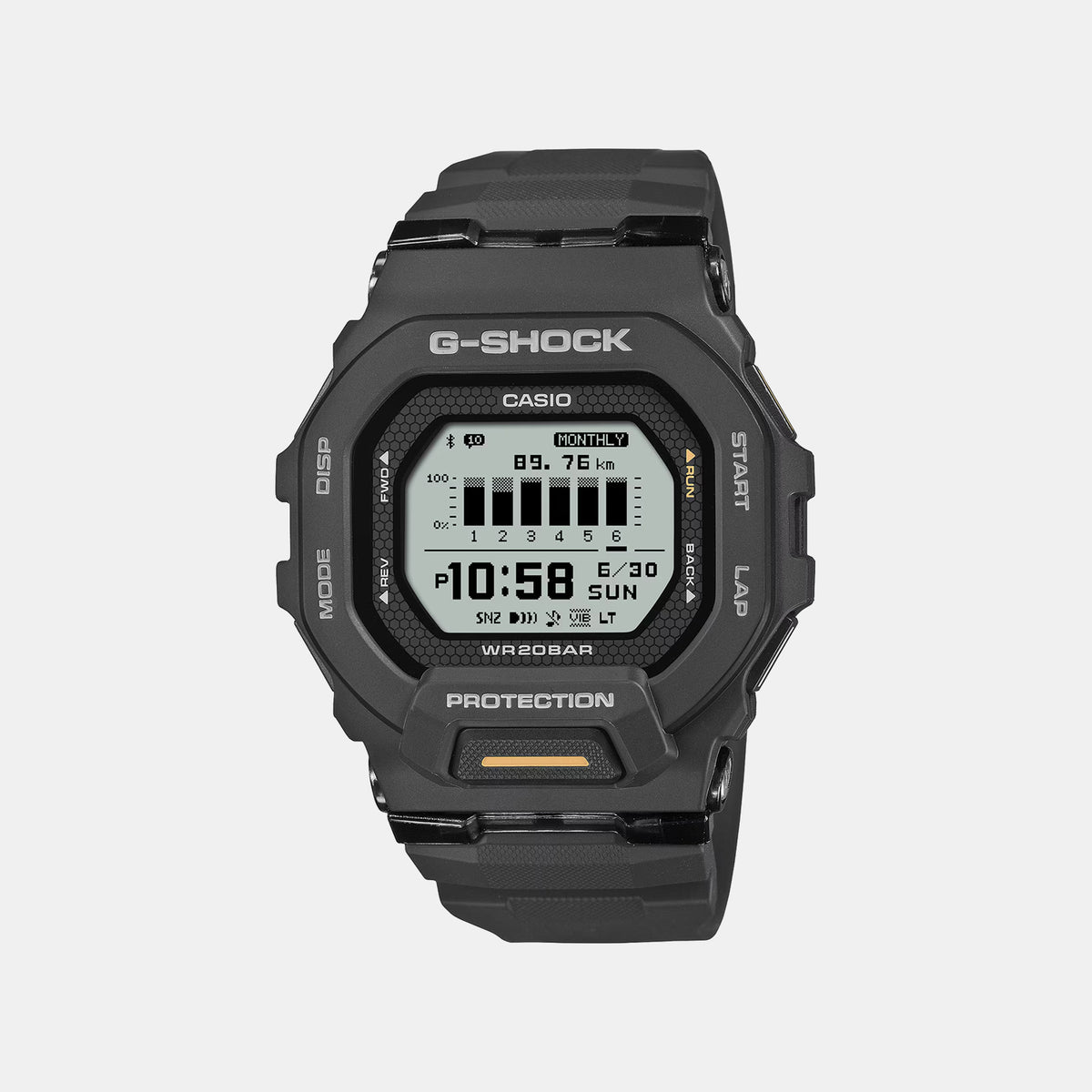 G-Shock Men Quartz Black Dial Digital Resin Watch G1760