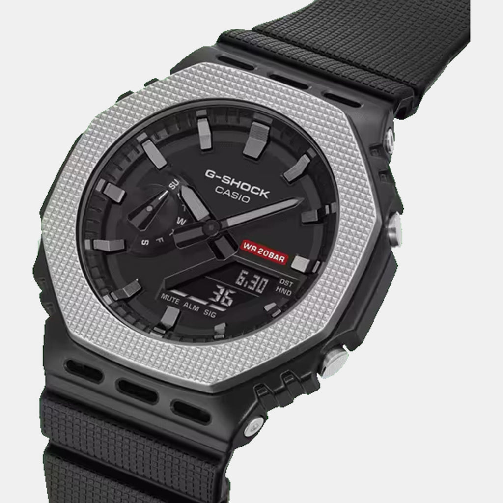 G-Shock Men Quartz Black Dial Analog-Digital Resin Watch G1762