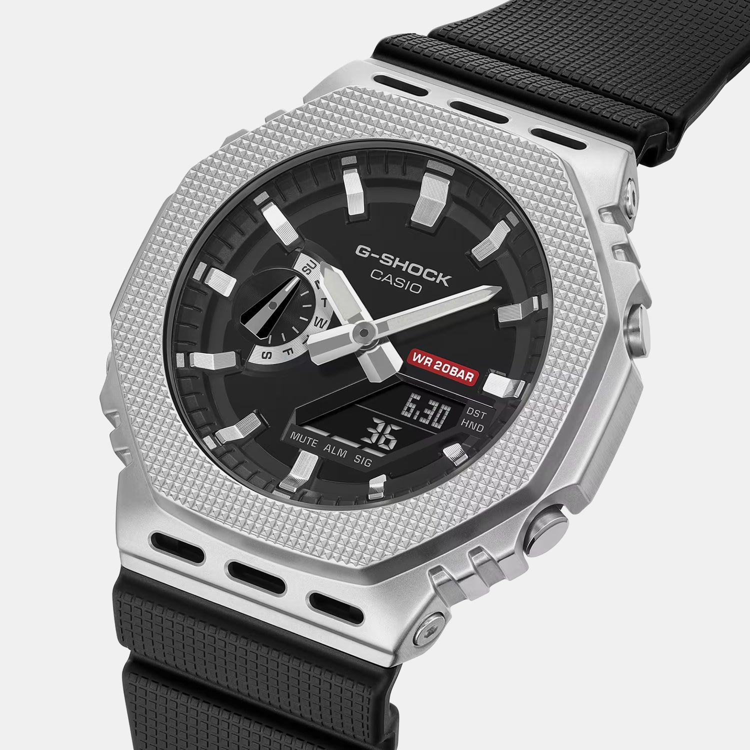 G-shock Men Quartz Black Dial Analog-Digital Rubber Watch G1763