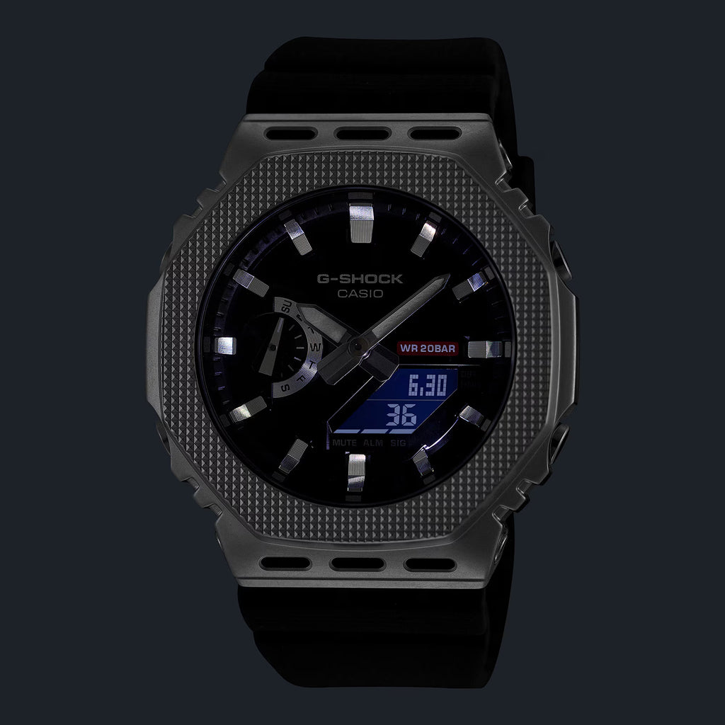 G-shock Men Quartz Black Dial Analog-Digital Rubber Watch G1763