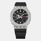 G-shock Men Quartz Black Dial Analog-Digital Rubber Watch G1763