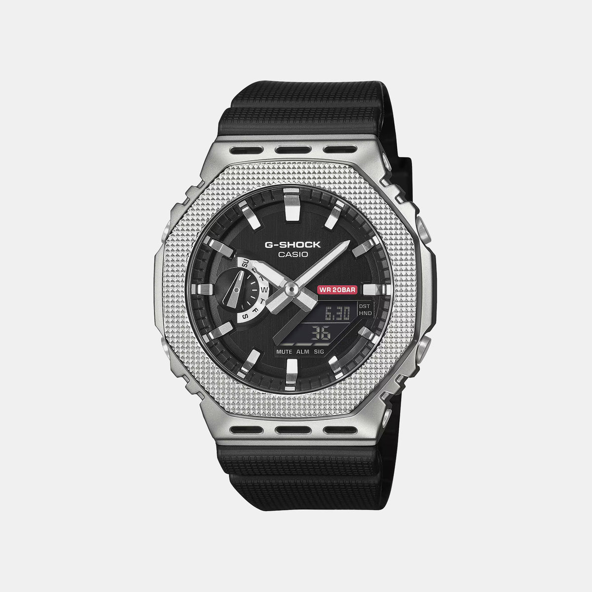 G-Shock Men Quartz Black Dial Analog-Digital Resin Watch G1763
