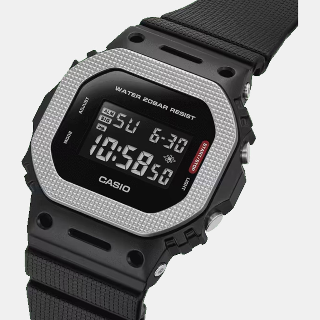 G-Shock Men Quartz Black Dial Digital Resin Watch G1764