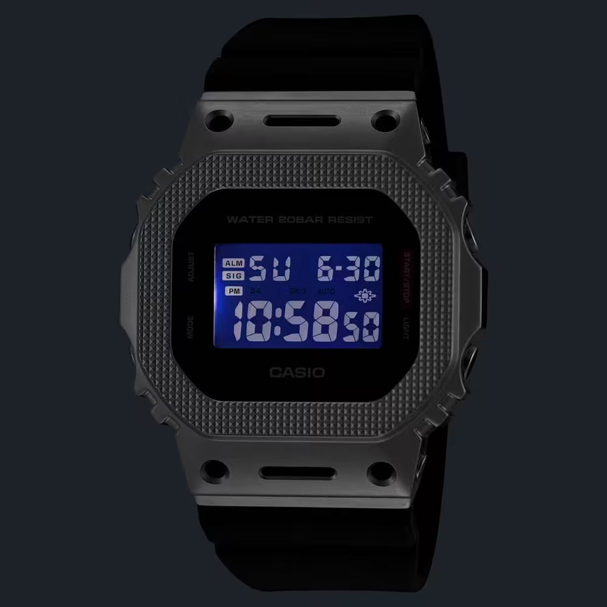 G-Shock Men Quartz Black Dial Digital Resin Watch G1764