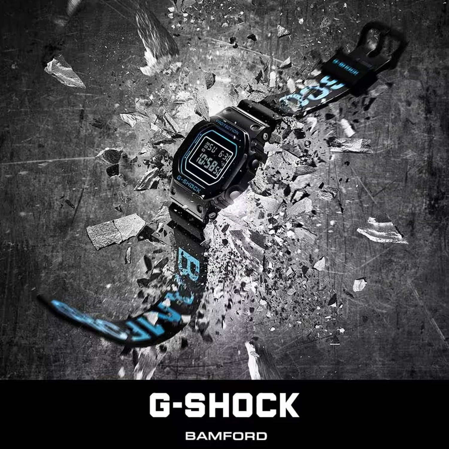 Men Quartz Black Dial Digital Resin Watch G1765