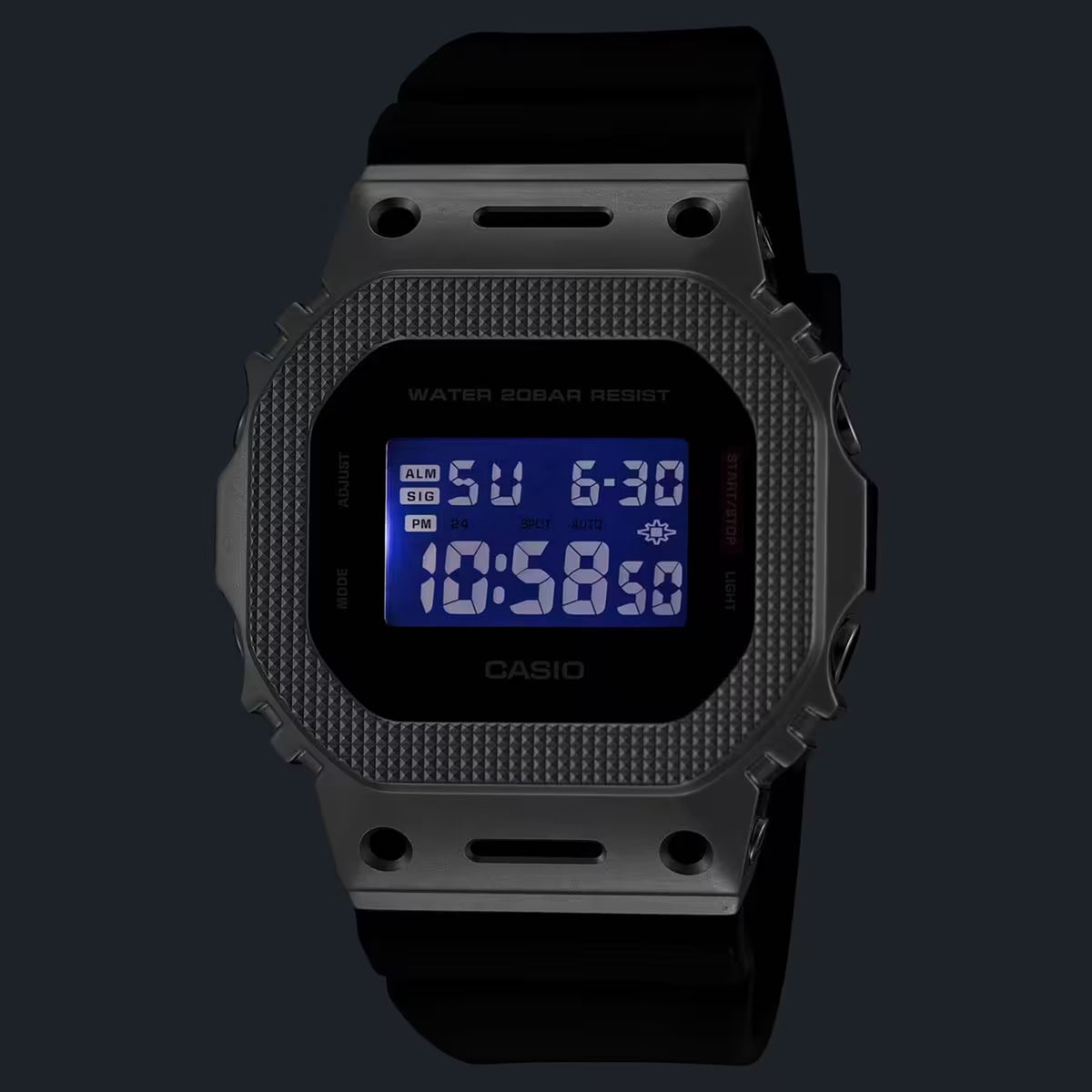 G-Shock Men Quartz Black Dial Digital Resin Watch G1766