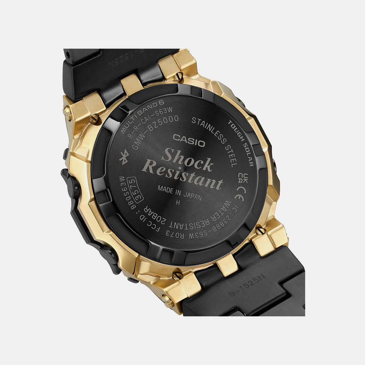 G-Shock Men Quartz Black Dial Digital Stainless Steel Watch G1767