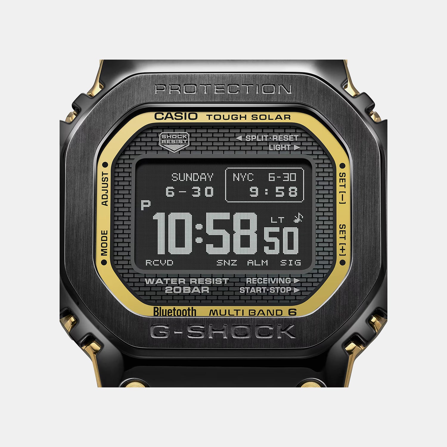 G-Shock Men Quartz Black  Dial Digital Stainless Steel Watch G1767