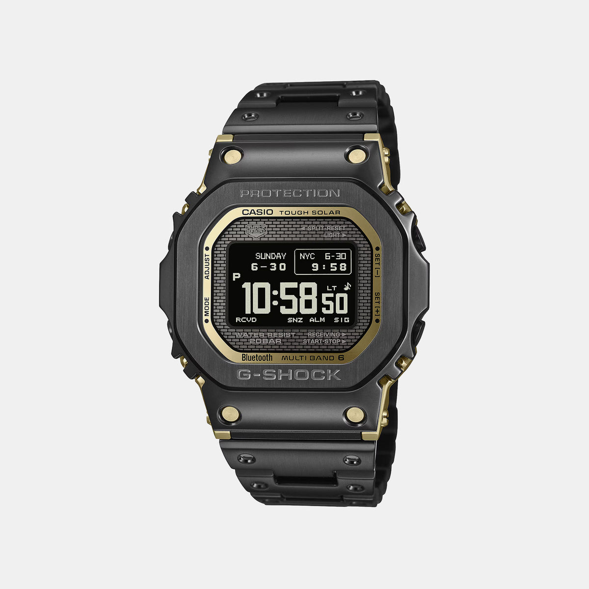 G-Shock Men Quartz Black Dial Digital Stainless Steel Watch G1767
