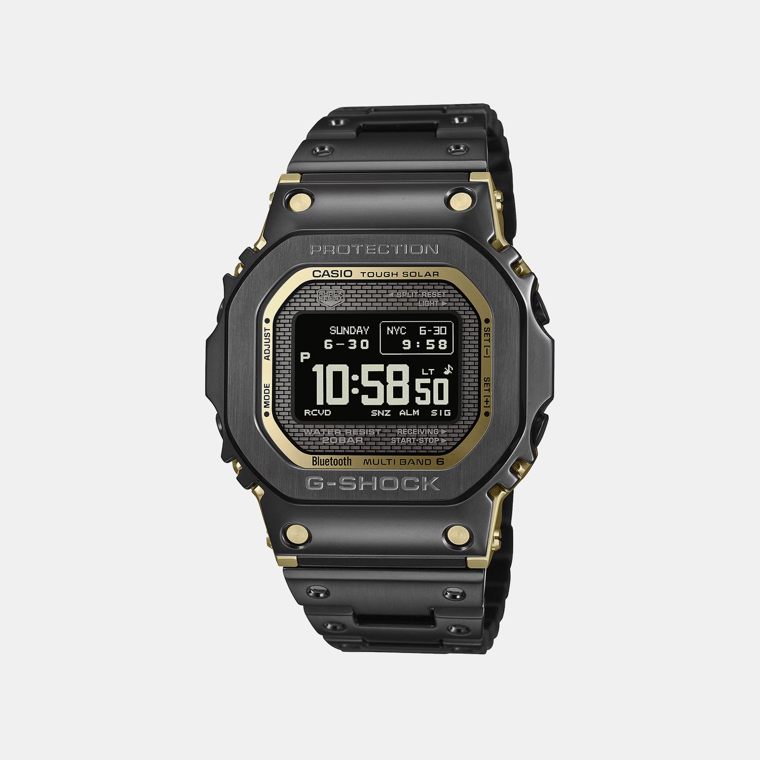 G-Shock Men Quartz Black  Dial Digital Stainless Steel Watch G1767
