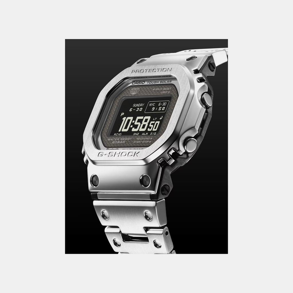 G-Shock Men Quartz Black  Dial Digital Stainless Steel Watch G1768