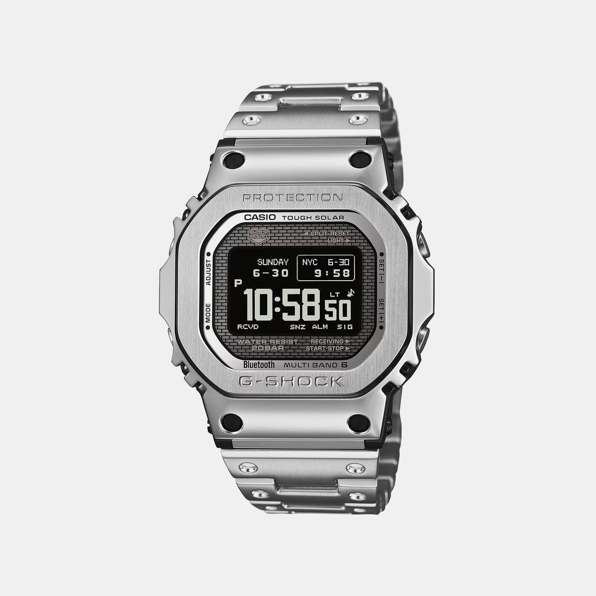 G-Shock Men Quartz Black Dial Digital Stainless Steel Watch G1768