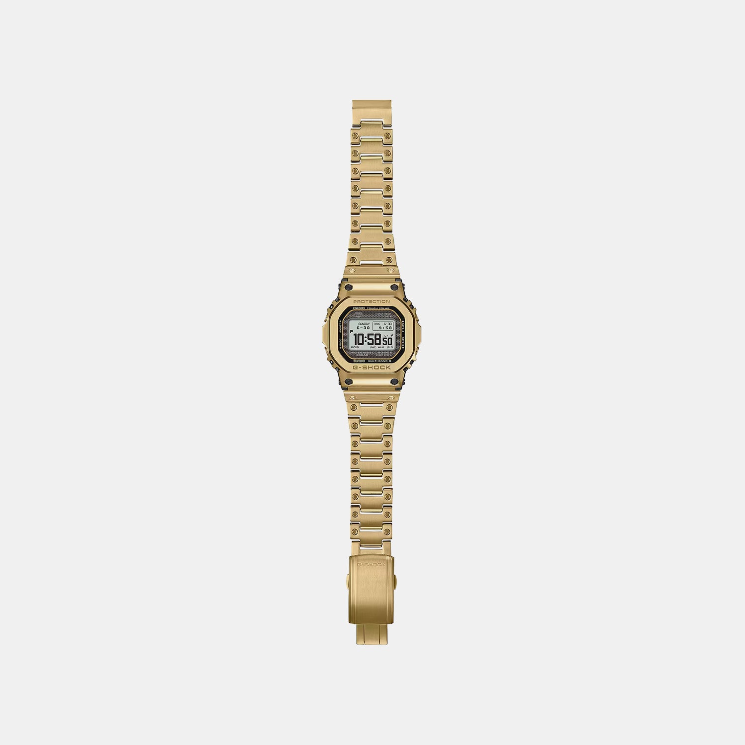 G-Shock Men Quartz Clear Dial Digital Stainless Steel Watch G1769