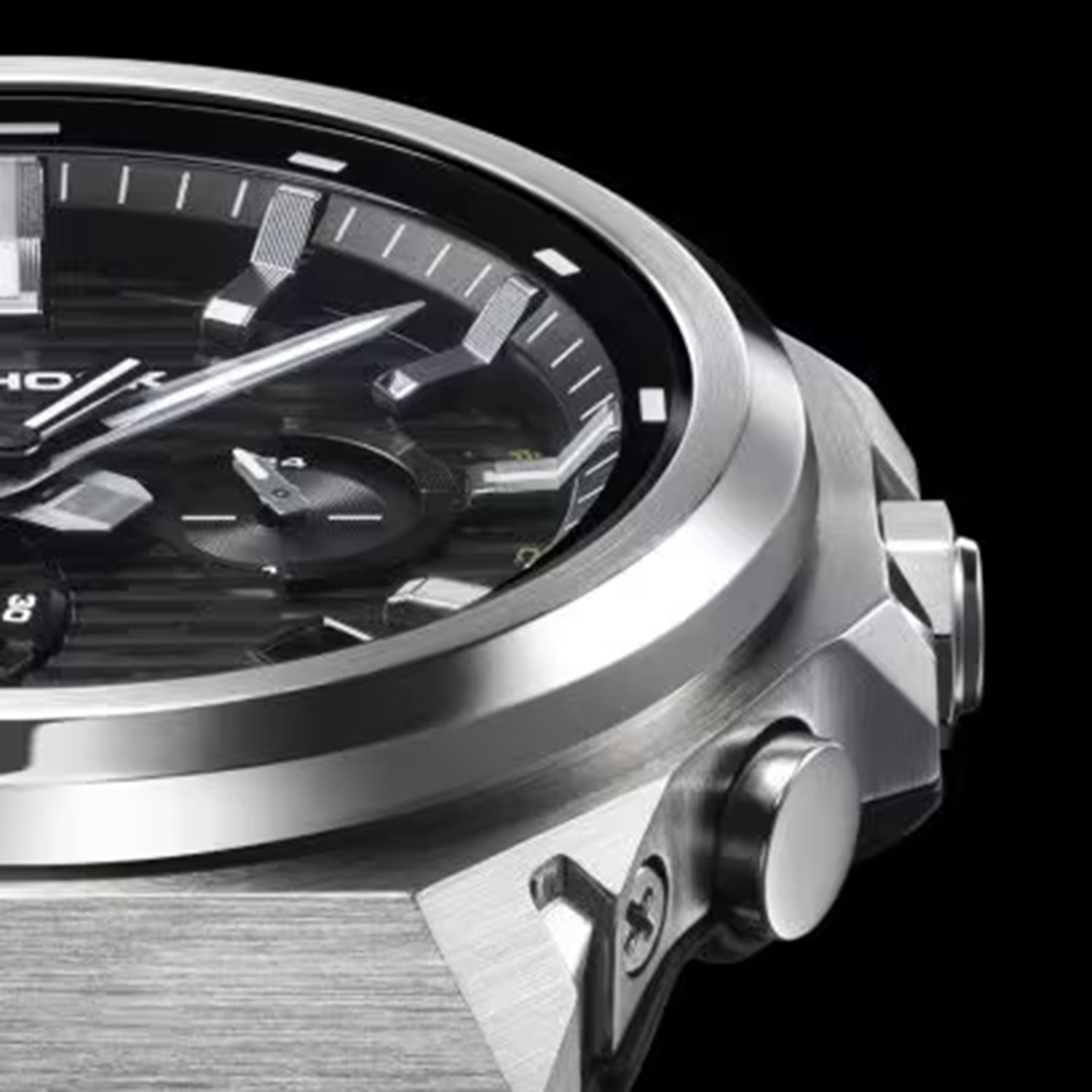 G-Shock Men Solar Black Dial Chronograph Stainless Steel Watch GST-B1000D-1A G1770